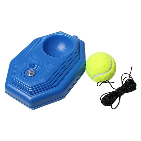 Tennis Trainer Solo Practice Tool Elastic Rope Tennis Device Octagonal Weight Base Portable Tennis Training Equipment