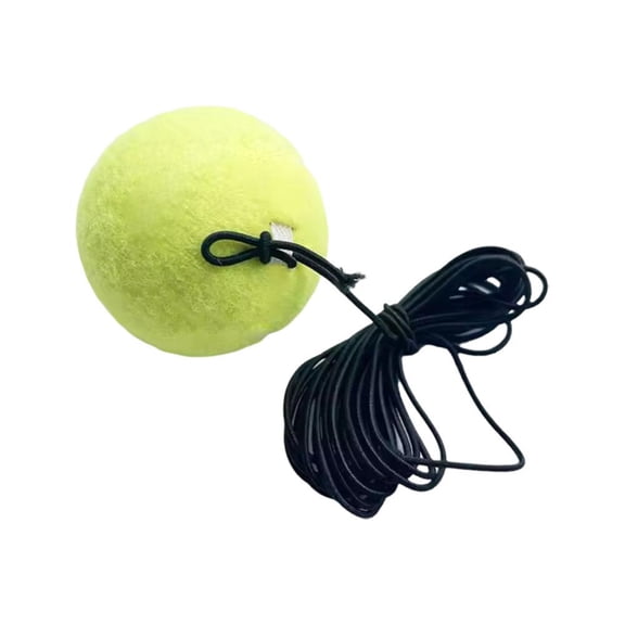Tennis Trainer with Elastic Rope Base - Solo Practice Rebound Ball for All Skill Levels - Outdoor & Indoor Training