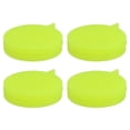 thumbnail image 1 of Tennis Vibration Dampener 1.1 Inch Silicone Tennis Racket Shock Absorber, Fluorescent Yellow, 4 Pack, 1 of 7