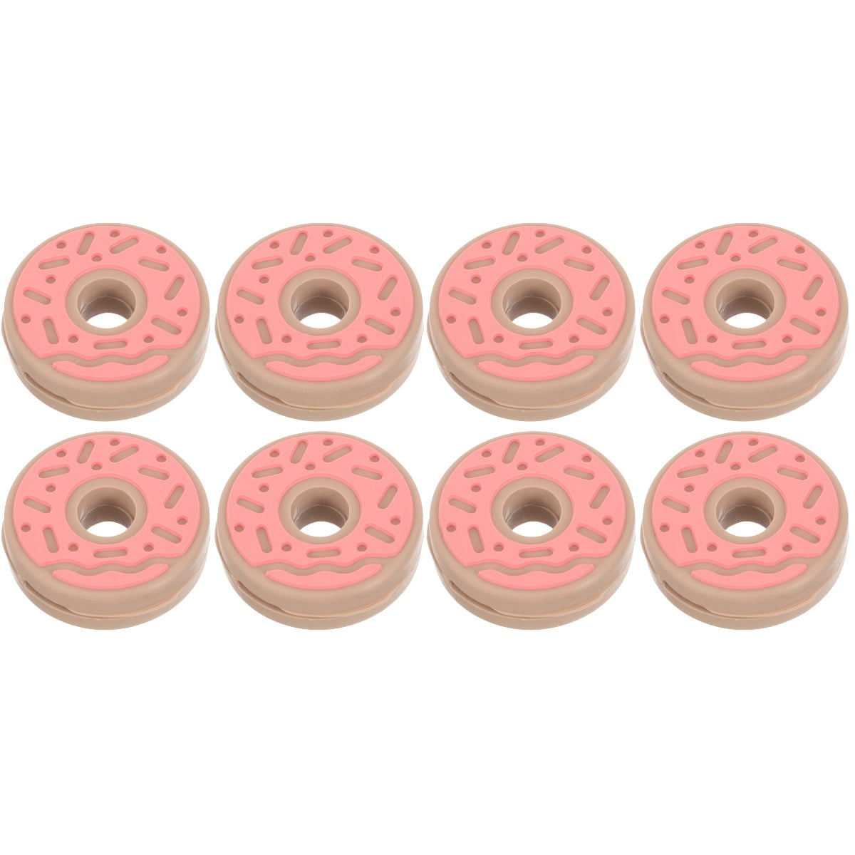 Tennis Vibration Stopper 8 Pcs Racket Shock Absorber Pizza for Tiny Shocks Dampener