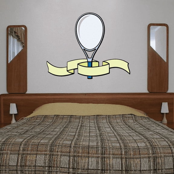 Tennis Wall Decal - Vinyl Sticker - Car Sticker - Die Cut Sticker - CDSCOLOR087 - 36 Inches