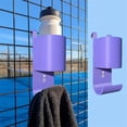 thumbnail image 1 of Tennis Water Bottle Rack | Outdoor Towel Storage Organizer | Durable Plastic Construction, Easy Install, Space-Saving Design | Multicolor | 7.32x3.34x2.59 in, 1 of 6