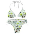 thumbnail image 1 of Tennis Women's Bikini Set with Detachable Sponge, Adjustable Strap, Two-Pack, Swim Suit, One-Piece Swimsuits, Ideal for Beach and Pool Parties, 1 of 1
