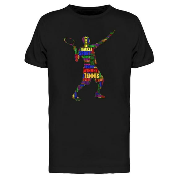 Tennis World Cup Player T-Shirt Men -Image by Shutterstock, Male Medium
