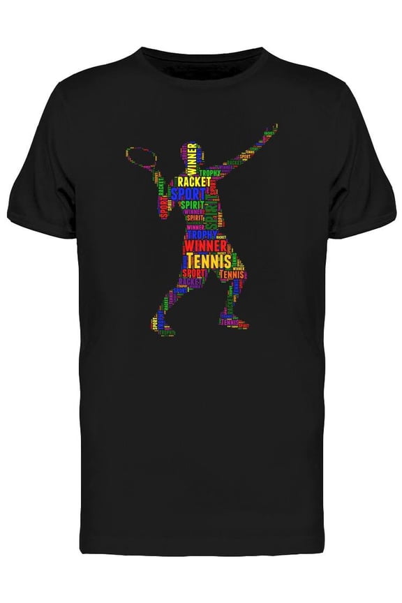 Tennis World Cup Player T-Shirt Men -Image by Shutterstock, Male x-Large