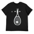 thumbnail image 1 of Tennis design for men, kids T-Shirt Black, 1 of 5