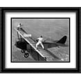 thumbnail image 1 of Tennis on the Wing 2x Matted 34x28 Large Black Ornate Framed Art Print, 1 of 2