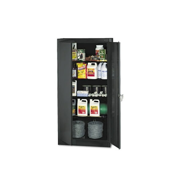 Tennsco 72" High Standard Cabinet (Unassembled), 36"w x 18"d x 72"h, Black