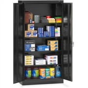 Tennsco 72 Inch High Standard Cabinet, 36w x 24d x 72h, Black
