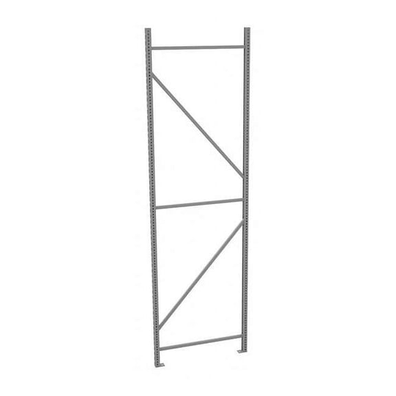 Tennsco Upright Frame, 36 in D, 1 3/4 in W, Gray BUF-36120