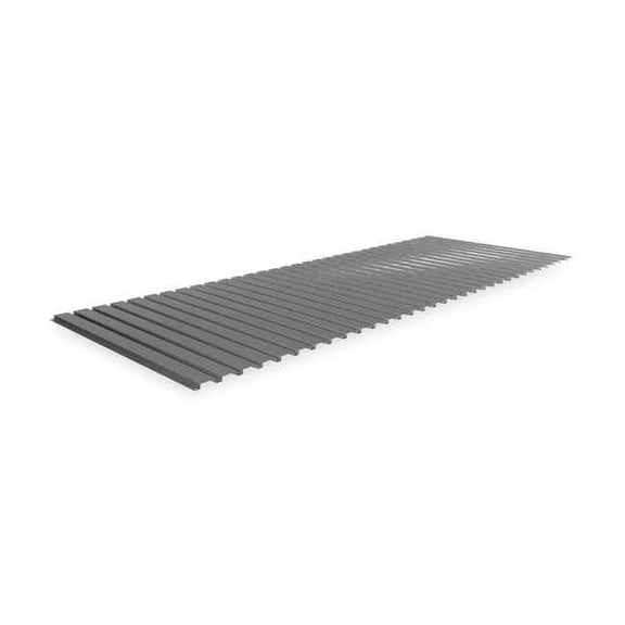 Decking, Steel, 96 in W, 36 in D, Industrial Gray, Powder Coated Finish, Gauge: 22 BSD-9636