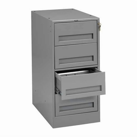 Tennsco Drawer Pedestal,15 W x 24 D x 32 H,Gray MD-1524 MED GREY