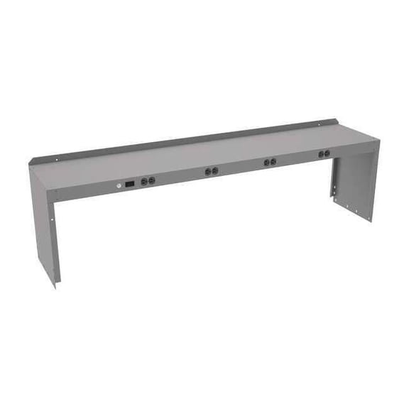 Tennsco Electronic Riser,72in.Wx15in.D,350 lb. REI-18-1572-WK-1