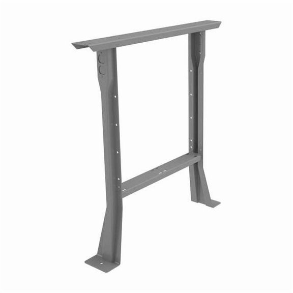 Tennsco Flared Leg,3-1/2 W x 30 D x 32 H,Gray L-3230 MED GREY