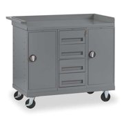 Tennsco Mobile Cabinet Bench,Steel,38" W,25" D MB-5-2545