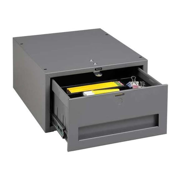 Tennsco Stackable Drawer,15W x 18D x 8-1/4H,Gray WBD-1