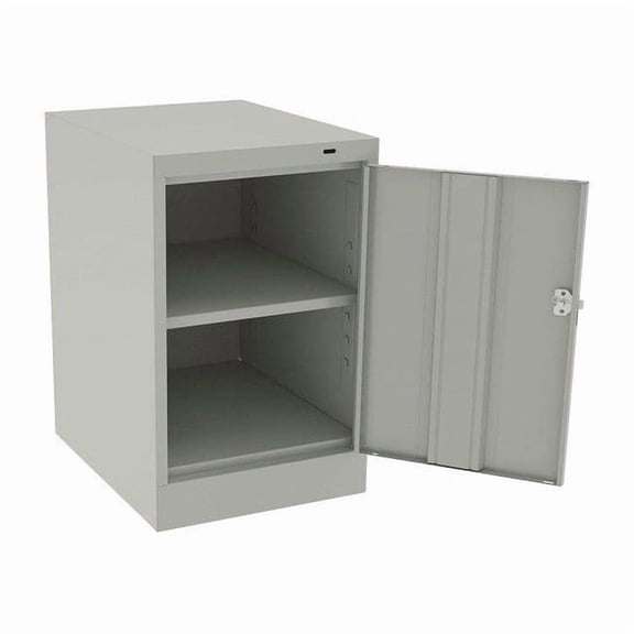 Tennsco Storage Cabinet,30"x19"x24",LtGry,1Shlv 1824LG