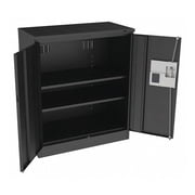 Tennsco Storage Cabinet,42"x36"x18",Black,2Shlv 4218ELBK