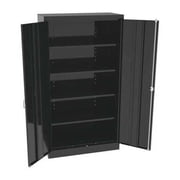 Tennsco Storage Cabinet,66"x36"x18",Black,4Shlv 6618DHBK