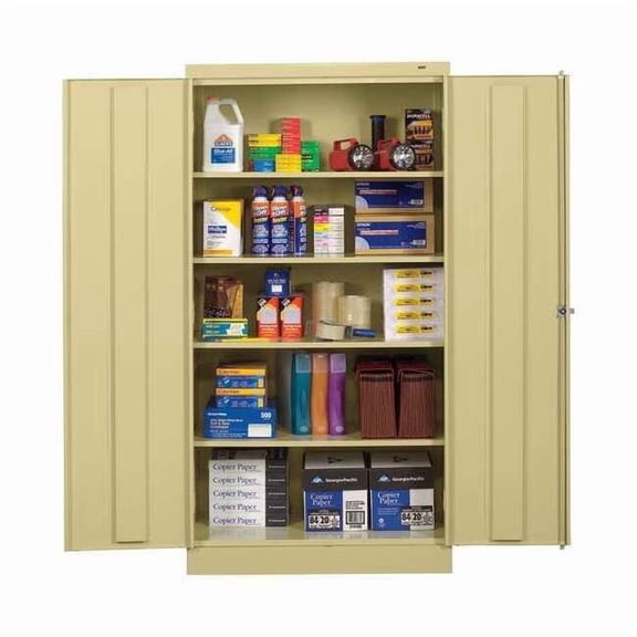 Tennsco Storage Cabinet,72"x36"x18",Sand,4Shlv 1470 SD