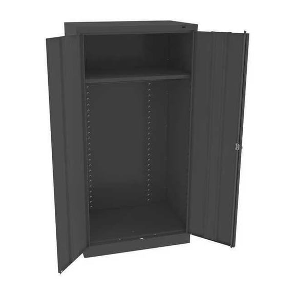 Tennsco Storage Cabinet,72"x36"x24",Black,1Shlv 1481BK