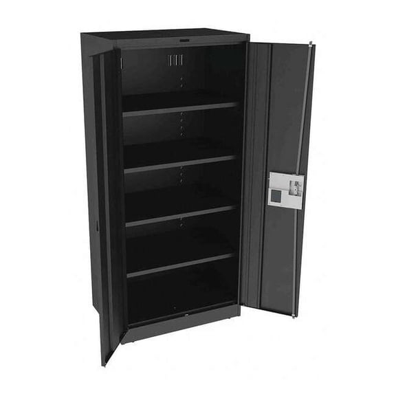 Tennsco Storage Cabinet,78"x36"x24",Black,4Shlv 7824ELBK
