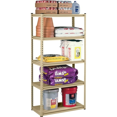 Tennsco Stur-D-Stor Steel Shelving, Sand