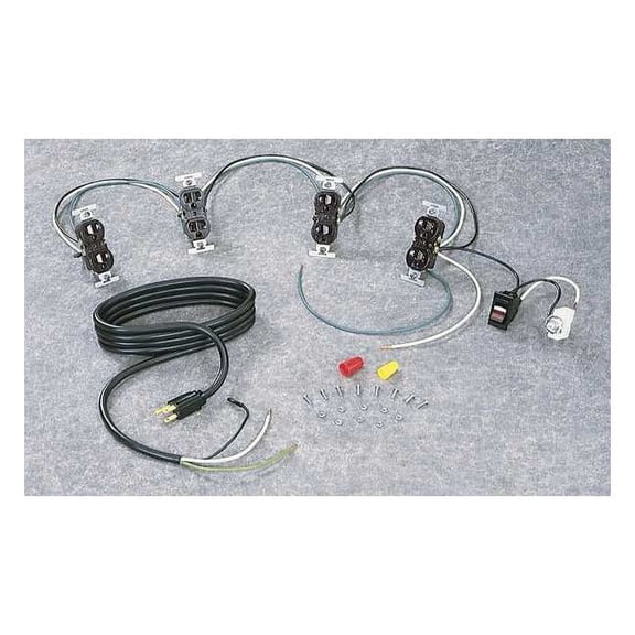 Tennsco Wiring Kit,Unassembled,For Workbenches WK-1