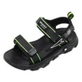 thumbnail image 1 of Tennyeal Sandals for Toddler Girls Summer Shoes Boys Sandals Kids Summer Sports Hiking Sandals Adjustable Straps for Beach Outdoor Lightweight(Little Kid/Big Kid) Size for 13,Green, 1 of 4