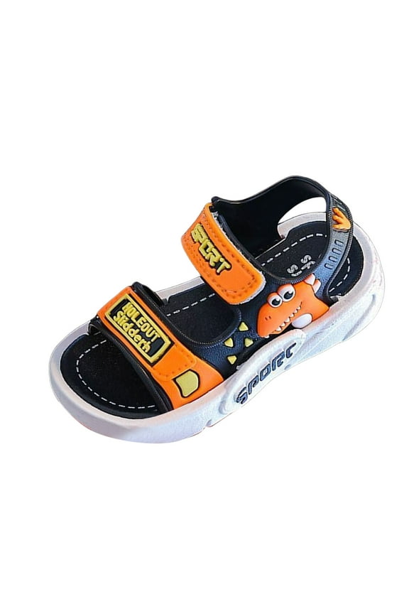 Toddler Sandals Boys Girls Sandals Fashion Athletic Summer Sports Sandals(Toddler/Little Kid/Big Kid) for US Size 8,Orange