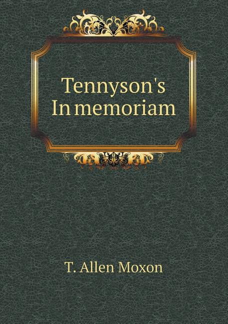 Tennyson's In memoriam (Paperback)