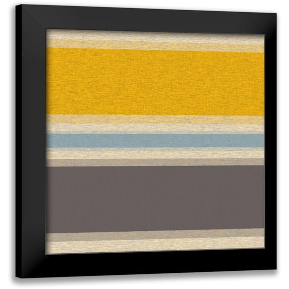 Tenoever, William 12x12 Black Modern Framed Museum Art Print Titled - Soft Stripes 8