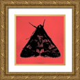 thumbnail image 1 of Tenoever, William 12x12 Gold Ornate Wood Framed with Double Matting Museum Art Print Titled - ColorMoods:Moth12, 1 of 4