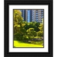 thumbnail image 1 of Tenoever, William 12x14 Black Ornate Wood Framed with Double Matting Museum Art Print Titled - Japanese Friendship Garden II, 1 of 4