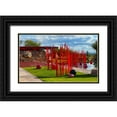 thumbnail image 1 of Tenoever, William 14x10 Black Ornate Wood Framed with Double Matting Museum Art Print Titled - TaliesinWest/Chihuly3, 1 of 4