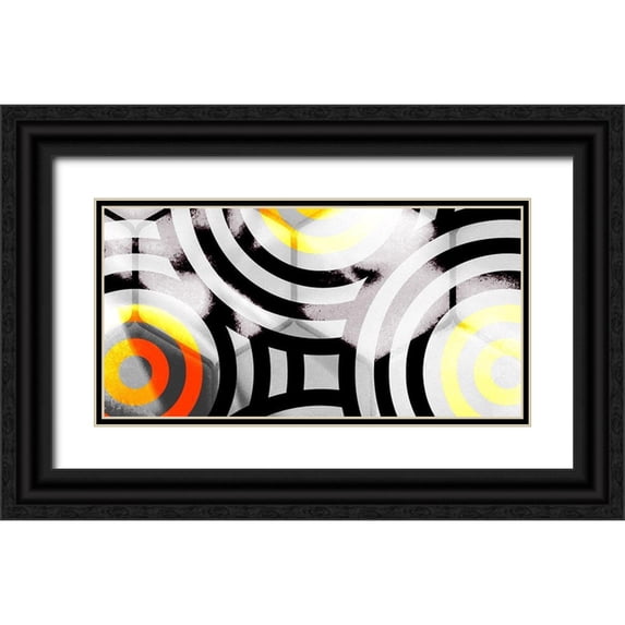 Tenoever, William 14x9 Black Ornate Wood Framed with Double Matting Museum Art Print Titled - Honeycomb 1
