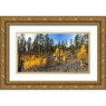 thumbnail image 1 of Tenoever, William 14x9 Gold Ornate Wood Framed with Double Matting Museum Art Print Titled - Greer in Fall 7, 1 of 4