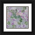thumbnail image 1 of Tenoever, William 15x15 Black Ornate Wood Framed with Double Matting Museum Art Print Titled - HexiFlora: Imprint 4a, 1 of 4