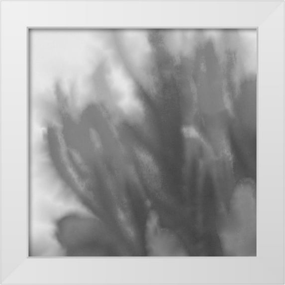 Tenoever, William 15x15 White Modern Wood Framed Museum Art Print Titled - Grey Flora 1