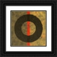 thumbnail image 1 of Tenoever, William 26x26 Black Ornate Wood Framed with Double Matting Museum Art Print Titled - Red Line, 1 of 4