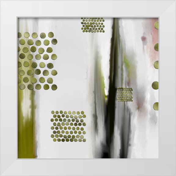 Tenoever, William 26x26 White Modern Wood Framed Museum Art Print Titled - Blank Spaces 3