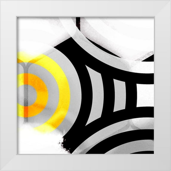 Tenoever, William 26x26 White Modern Wood Framed Museum Art Print Titled - Honeycomb 7