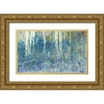thumbnail image 1 of Tenoever, William 32x21 Gold Ornate Wood Framed with Double Matting Museum Art Print Titled - Color Moods: Forest Gold Type 1a, 1 of 4