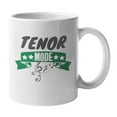 thumbnail image 1 of Tenor Mode, Treble Clef Music Note Coffee & Tea Mug for Choir Singer (11oz), 1 of 3