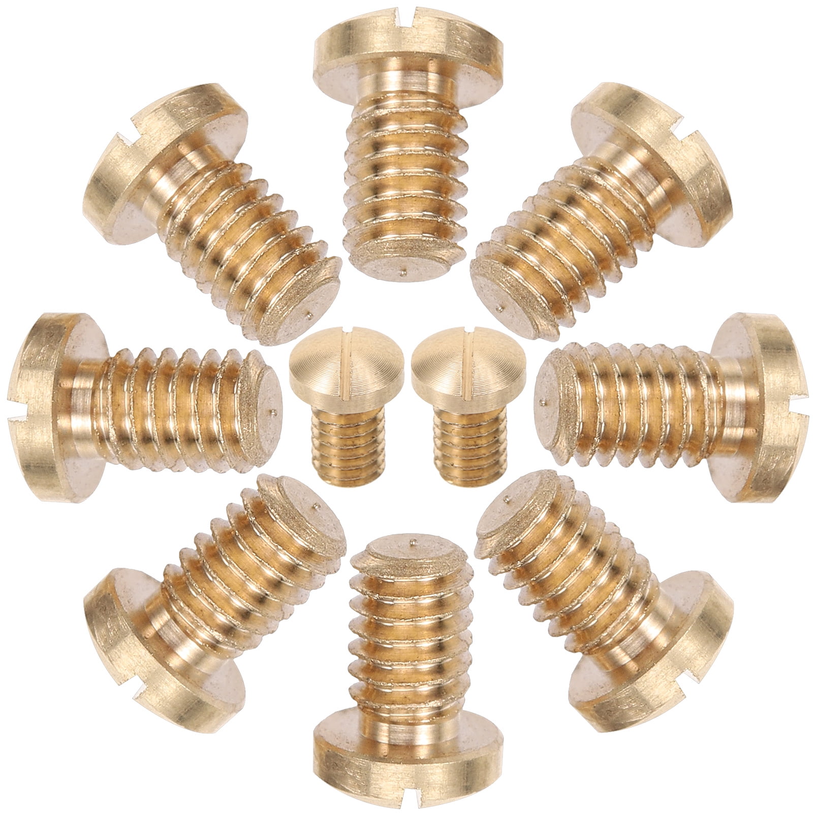 Golden Brass Saxophone Screws for Woodwind Instruments Repair and Maintenance 10pcs
