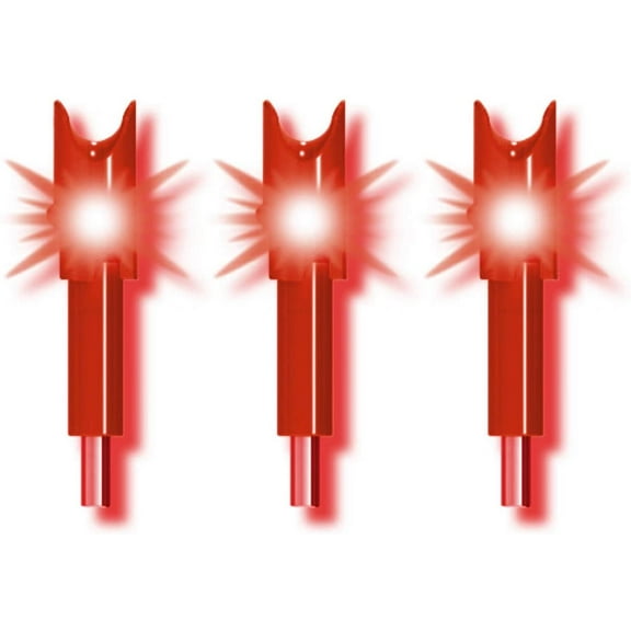 Tenpoint Alpha Brite Lighted Nock System Red .297 Diameter 3 Pack