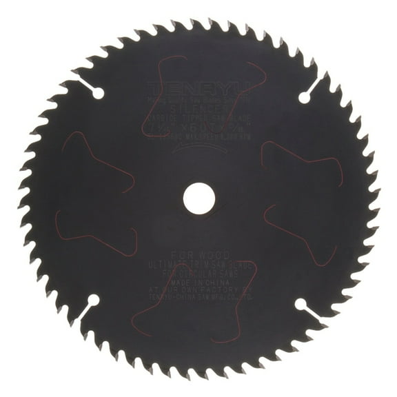 Tenryu 2803195 7.25 Dia. x 0.62 in. PTFE Coated Ultimate Trim Saw Blade - 60 Teeth