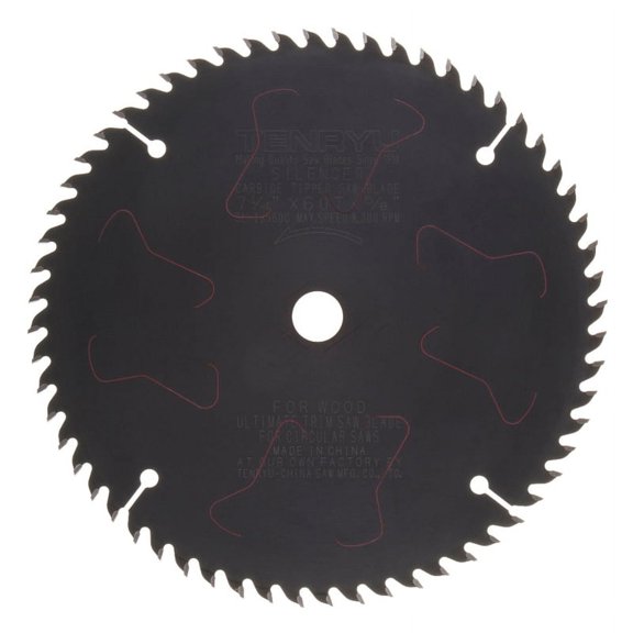 Tenryu 2803195 7.25 Dia. x 0.62 in. PTFE Coated Ultimate Trim Saw Blade - 60 Teeth
