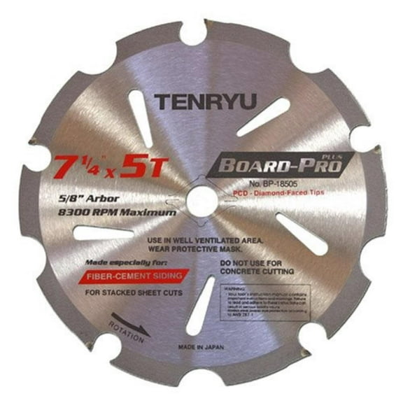 Tenryu 7-1/4In Hardiplank/durock Blade