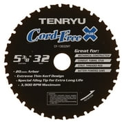 Tenryu Cord Free Series 5-3/8 Inch X 32T General Purpose Blade